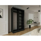 Szafa przesuwna Trend 12 150 Czarny mat