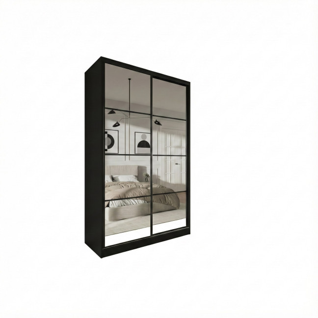 Szafa przesuwna Trend 2 150 Czarny mat