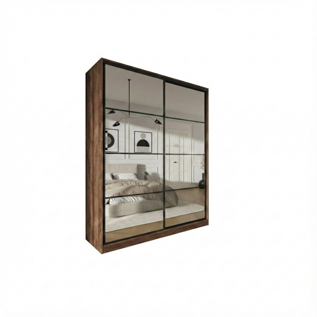 Szafa przesuwna Trend 2 200 Kasztan Arvadonna