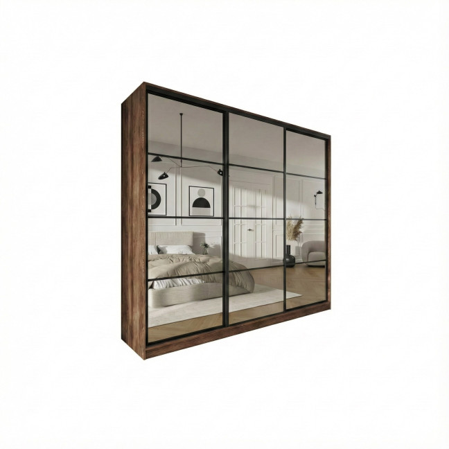 Szafa przesuwna Trend 2 250 Kasztan Arvadonna