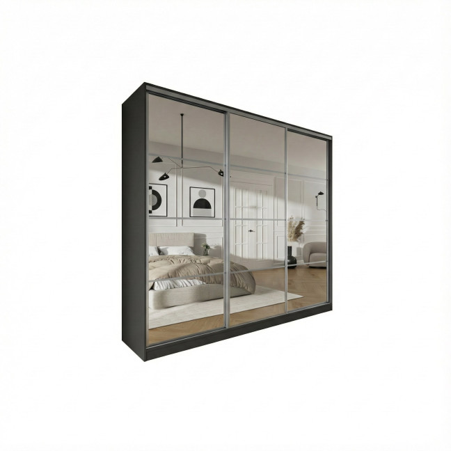 Szafa przesuwna Trend 2 250 Grafit