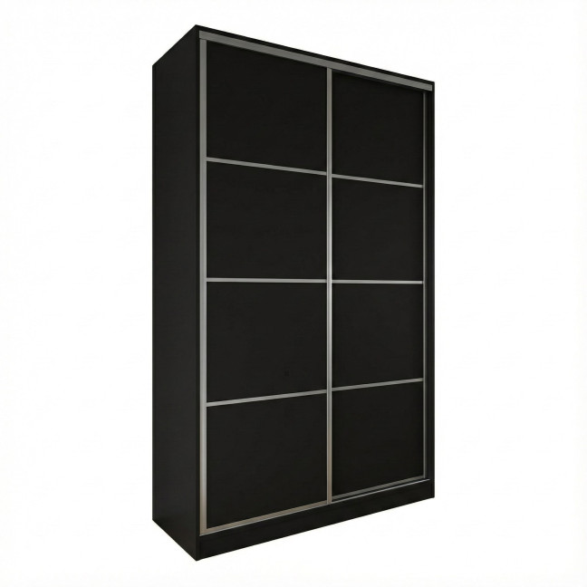 Szafa przesuwna Trend 3 150 Czarny mat