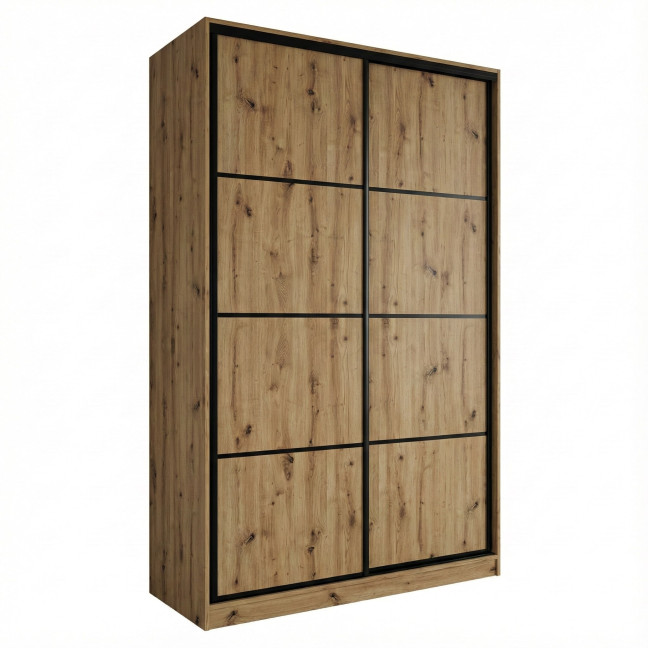 Szafa przesuwna Trend 3 150 Dąb Artisan