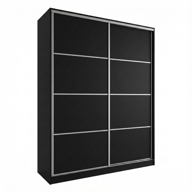 Szafa przesuwna Trend 3 180 Czarny mat