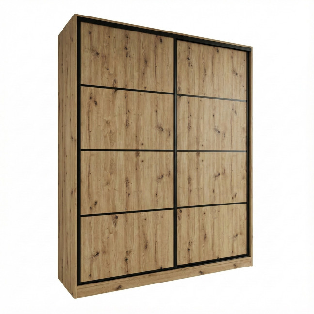 Szafa przesuwna Trend 3 180 Dąb Artisan