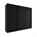 Szafa przesuwna Trend 3 250 Czarny mat