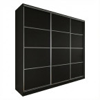 Szafa przesuwna Trend 3 250 Czarny mat