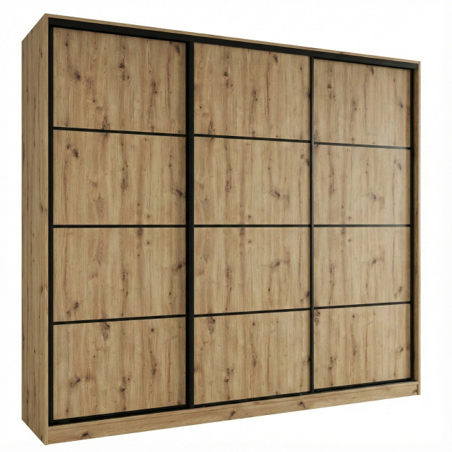 Szafa przesuwna Trend 3 250 Dąb Artisan