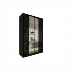 Szafa przesuwna Trend 5 150 Czarny Połysk