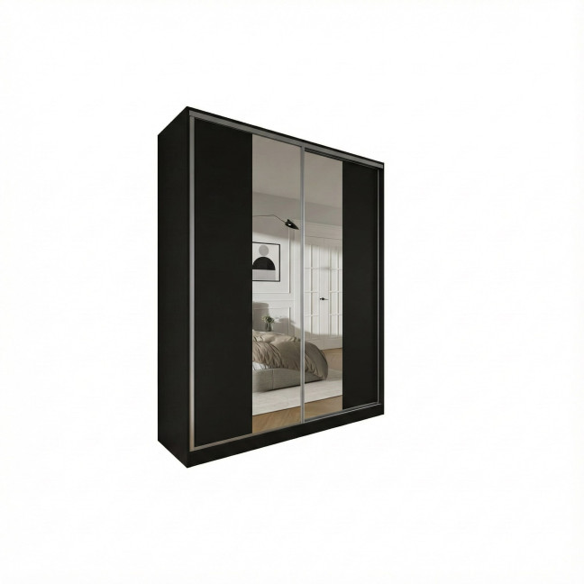 Szafa przesuwna Trend 5 180 Czarny Mat