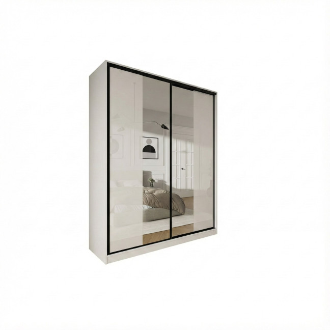 Szafa przesuwna Trend 5 200 Biały Połysk