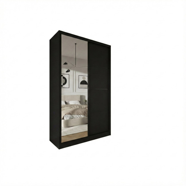 Szafa przesuwna Trend 6 150 Czarny Mat