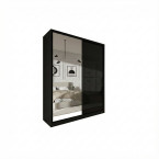 Szafa przesuwna Trend 6 180 Czarny Połysk