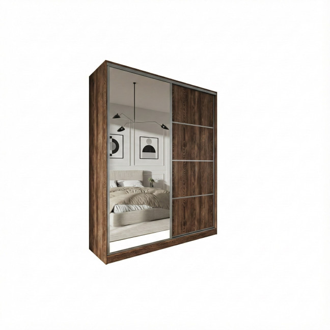 Szafa przesuwna Trend 6 180 Kasztan Arvadonna