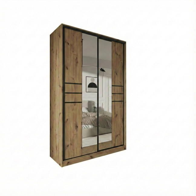 Szafa przesuwna Trend 8 150 Dąb Artisan