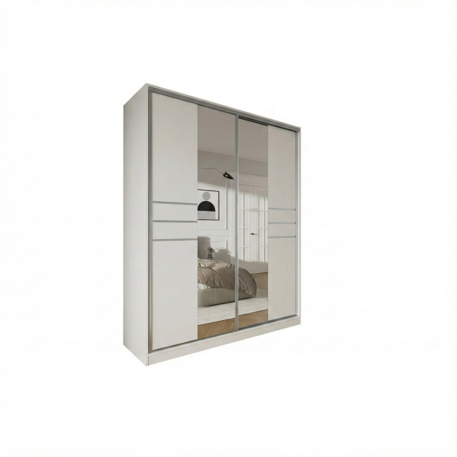 Szafa przesuwna Trend 8 180 Biały Mat