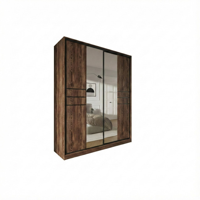 Szafa przesuwna Trend 8 180 Kasztan Arvadonna