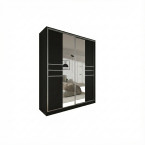 Szafa przesuwna Trend 8 200 Czarny Mat