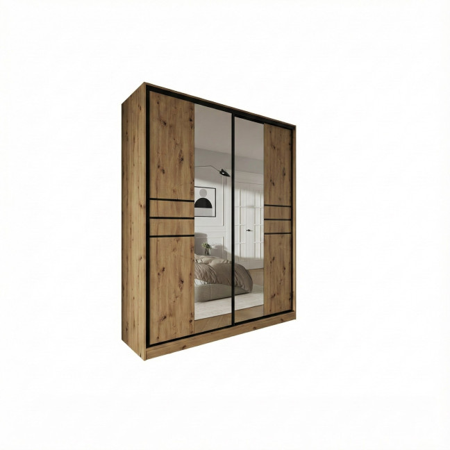 Szafa przesuwna Trend 8 200 Dąb Artisan