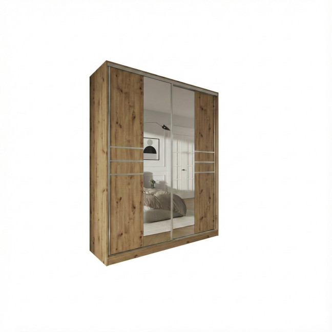 Szafa przesuwna Trend 8 200 Dąb Artisan