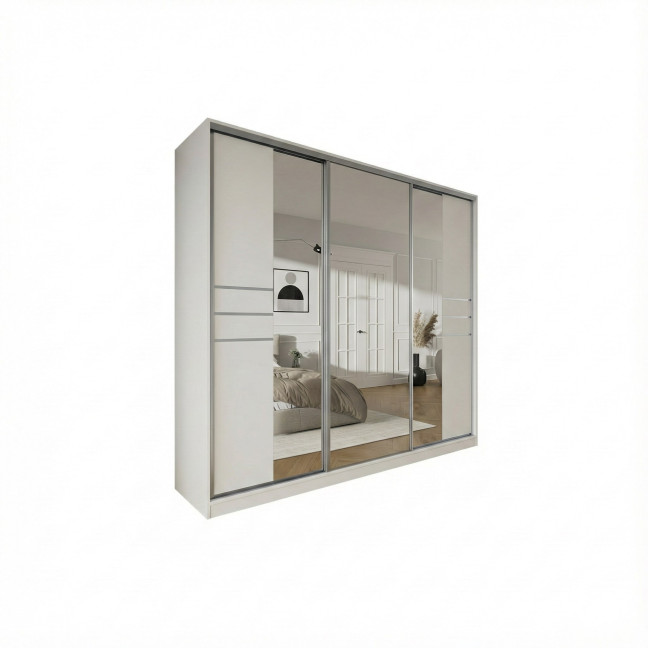 Szafa przesuwna Trend 8 250 Biały Mat