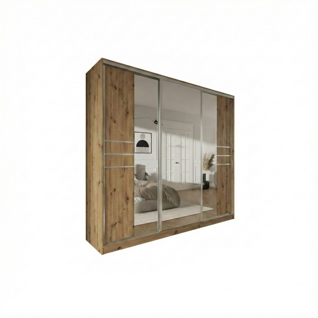 Szafa przesuwna Trend 8 250 Dąb Artisan