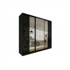 Szafa przesuwna Trend 8 275 Czarny Połysk