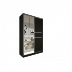 Szafa przesuwna Trend 9 150 Czarny Mat