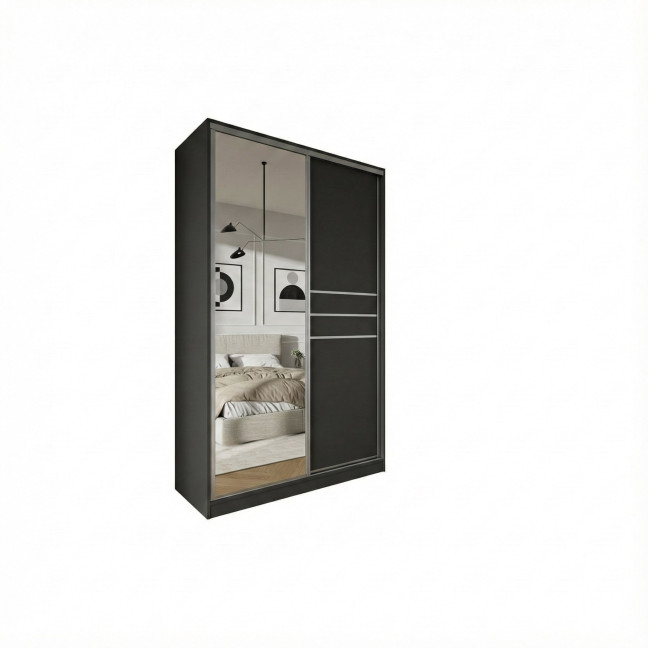 Szafa przesuwna Trend 9 150 Grafit