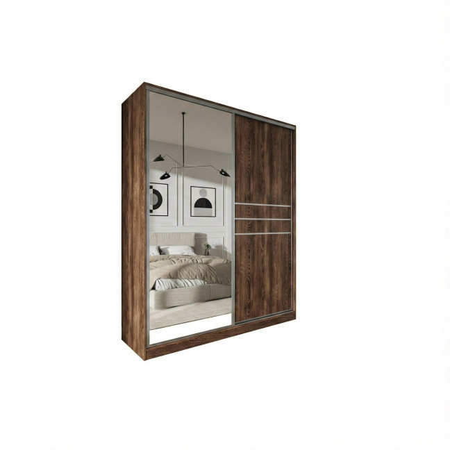 Szafa przesuwna Trend 9 180 Kasztan Arvadonna