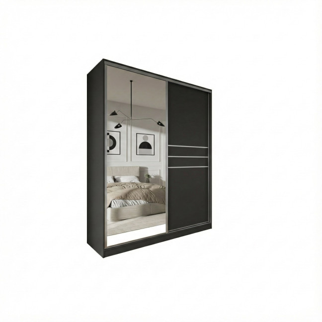 Szafa przesuwna Trend 9 180 Grafit