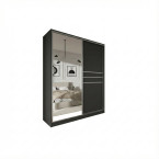 Szafa przesuwna Trend 9 180 Grafit