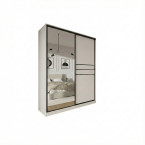 Szafa przesuwna Trend 9 200 Biały Mat