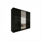 Szafa przesuwna Trend 9 250 Czarny Połysk