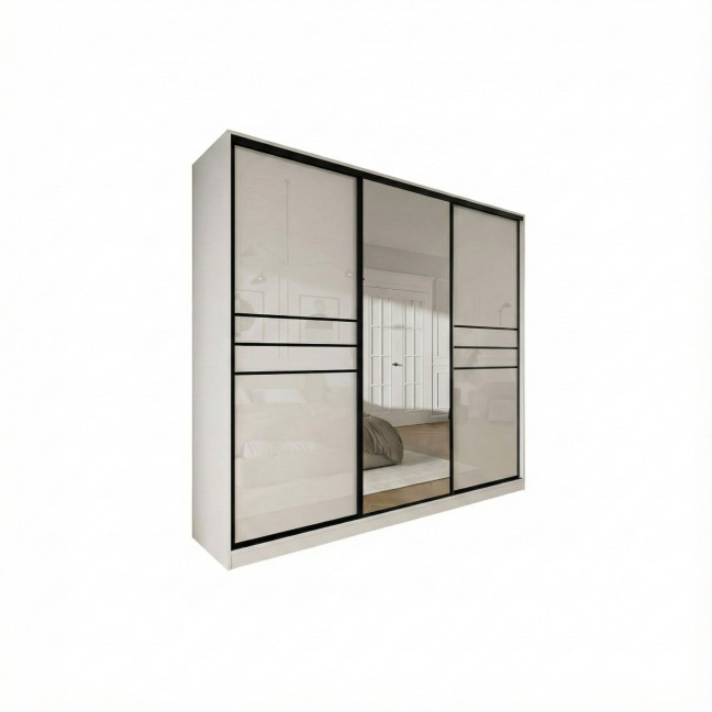 Szafa przesuwna Trend 9 275 Biały Połysk