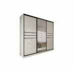 Szafa przesuwna Trend 9 275 Biały Połysk