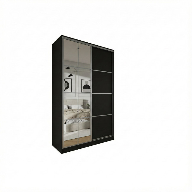 Szafa przesuwna Trend 10 150 Czarny mat