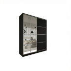 Szafa przesuwna Trend 10 180 Czarny mat