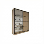 Szafa przesuwna Trend 10 200 Dąb Barbera Piaskowy