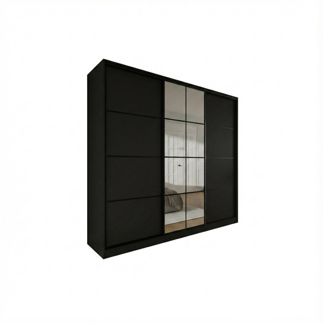 Szafa przesuwna Trend 10 275 Czarny mat