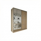 Szafa przesuwna Trend 12 180 Dąb Barbera Piaskowy