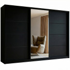 Szafa Przesuwna Mia 270 Czarny Mat