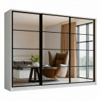 Szafa Przesuwna Diana 250 Biały Mat