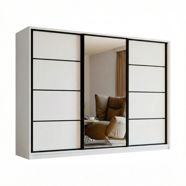 Szafa Przesuwna Mia 180 Biały Mat