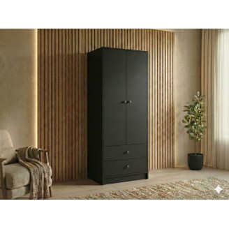 Szafa uchylna Ariva 80 cm Czarny Mat