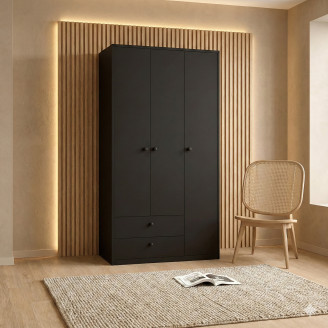 Szafa uchylna Ariva 110 cm Czarny Mat