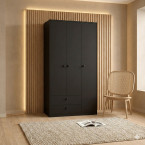 Szafa uchylna Ariva 110 cm Czarny Mat