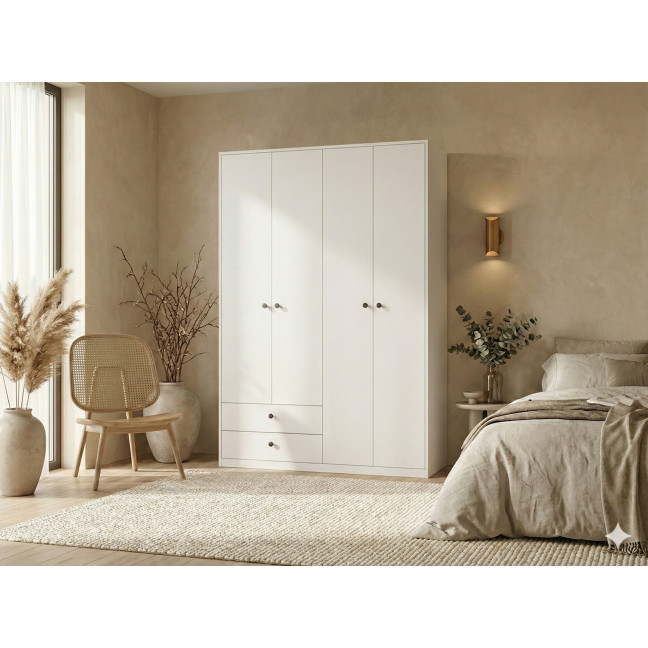 Szafa uchylna Ariva 140 cm Biały Mat