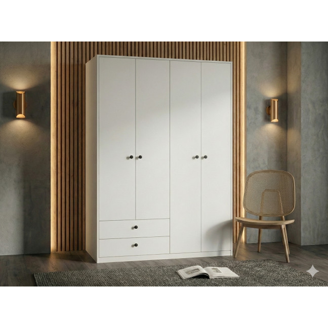 Szafa uchylna Ariva 140 cm Biały Mat