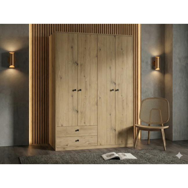 Szafa uchylna Ariva 140 cm Dąb Artisan